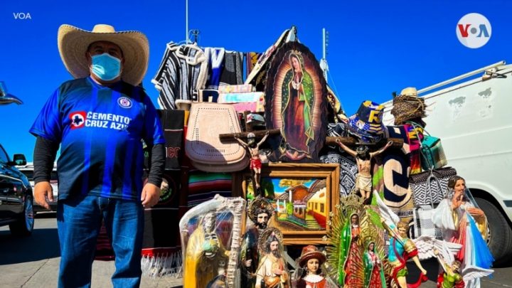 El mercado migrante móvil de Tijuana