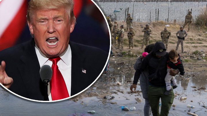 Trump arremete contra migrantes que cruzan la frontera