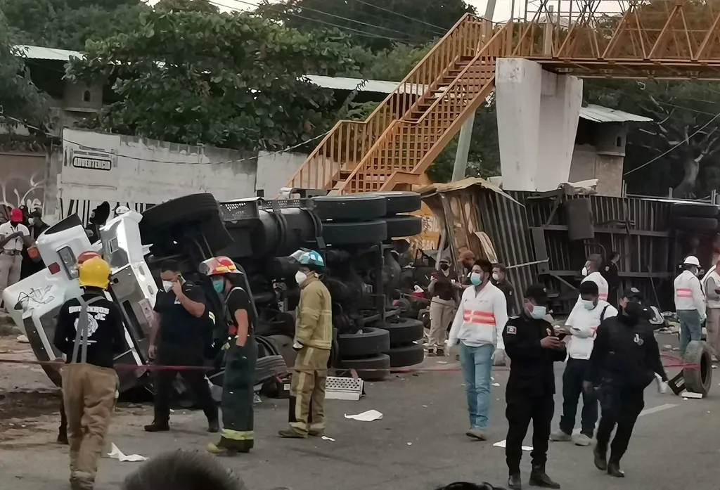 Dan visas humanitarias a 73 migrantes heridos en accidente de Chiapas