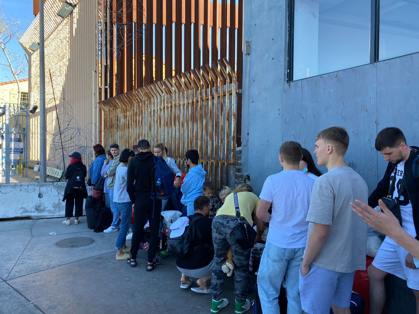 Buscan minimizar los solicitantes de asilo de migrantes ucranianos en la frontera entre EEUU y México