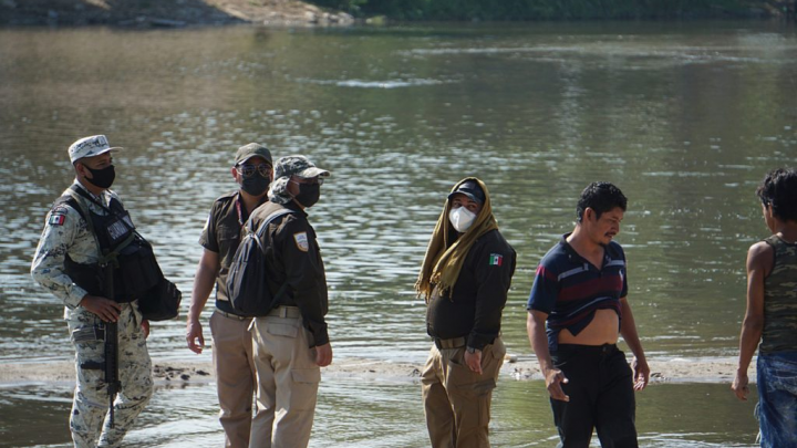 Migrante salvadoreño y su hijo mueren en el río fronterizo entre Guatemala y México