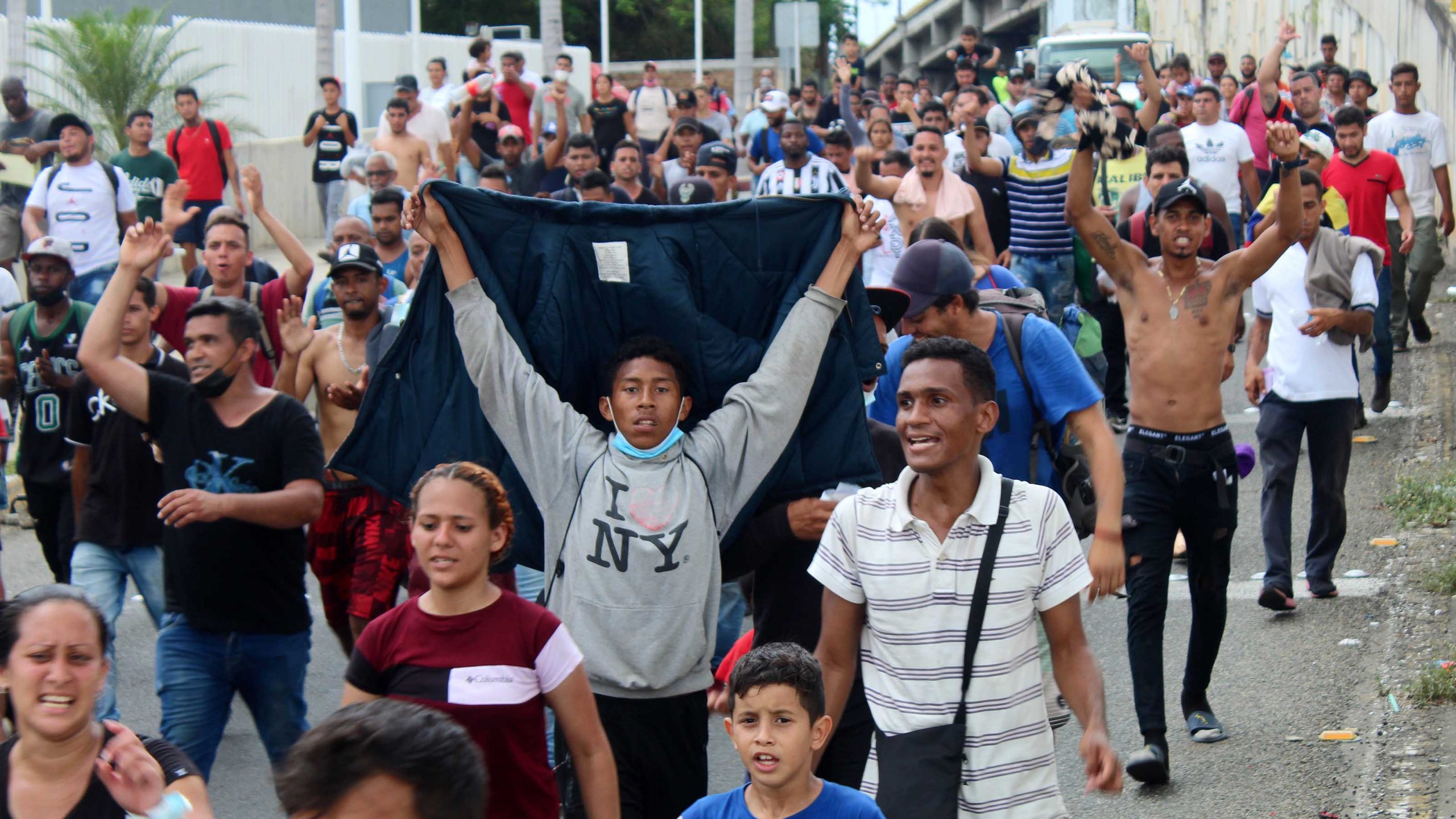 Parte desde el sur de México la séptima caravana migrante de 2022