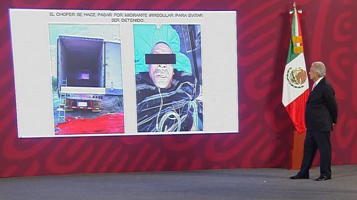 Conductor del tráiler donde murieron 53 migrantes se habría hecho pasar por una víctima