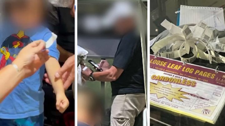 Con un brazalete: Texas estaría monitoreando a migrantes para asegurar que lleguen a NY