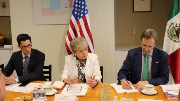 Canciller mexicana apuesta por la cooperación en temas migratorios durante visita a Washington