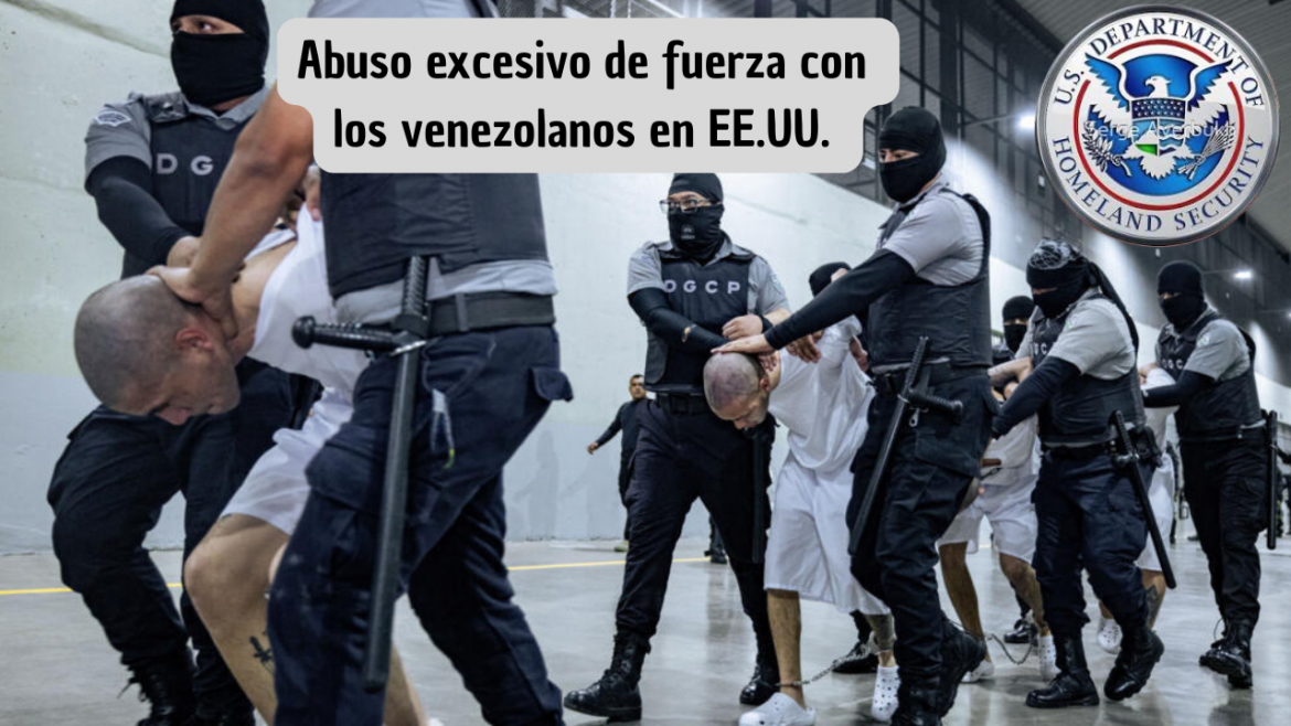 Controversia por uso excesivo de fuerza en deportaciones de venezolanos en EE.UU.