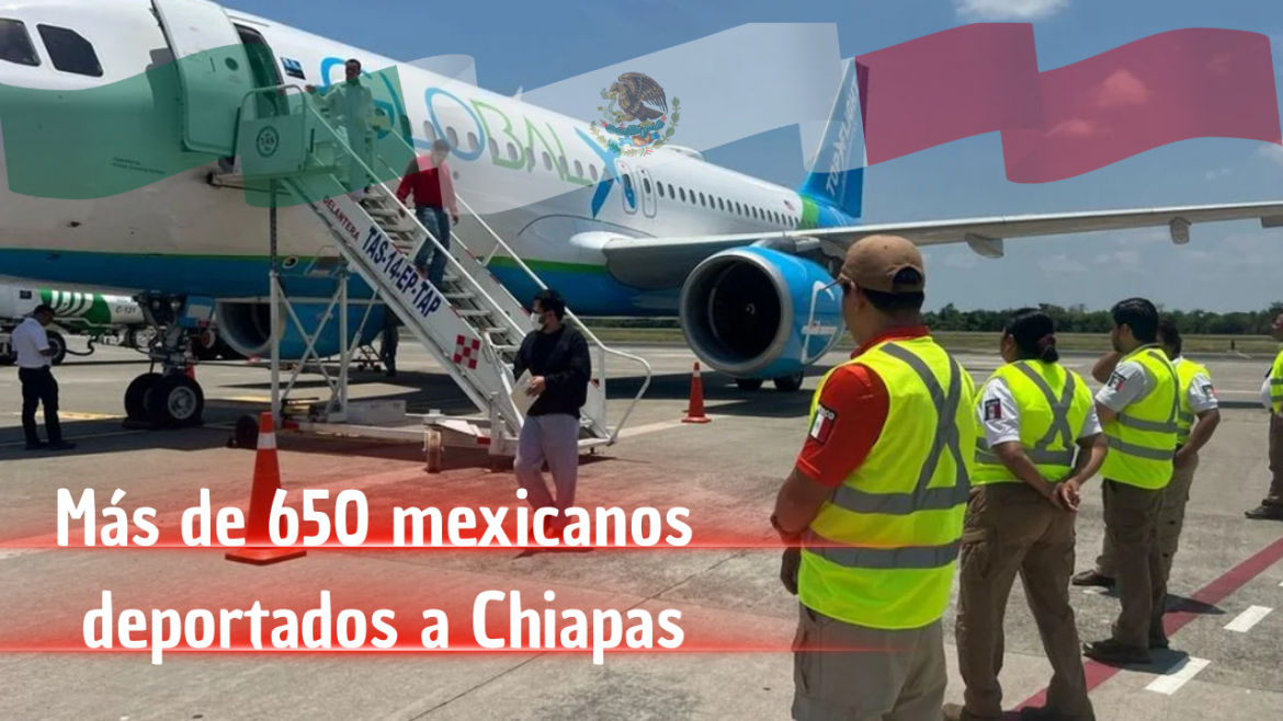 Incrementan en más del doble las deportaciones aéreas de mexicanos a Chiapas en 2026